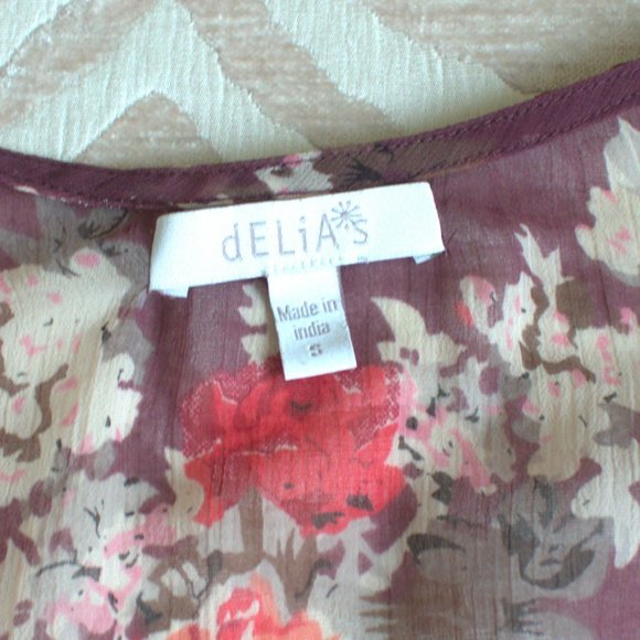 Floral Kimono | Delia's Quartered Sleeve Kimono - Picture 3 of 5